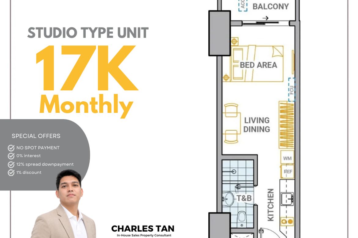 Condo for Sale in The Oriana, Marilag, Quezon City, Metro Manila near LRT-2 Anonas – photo 3