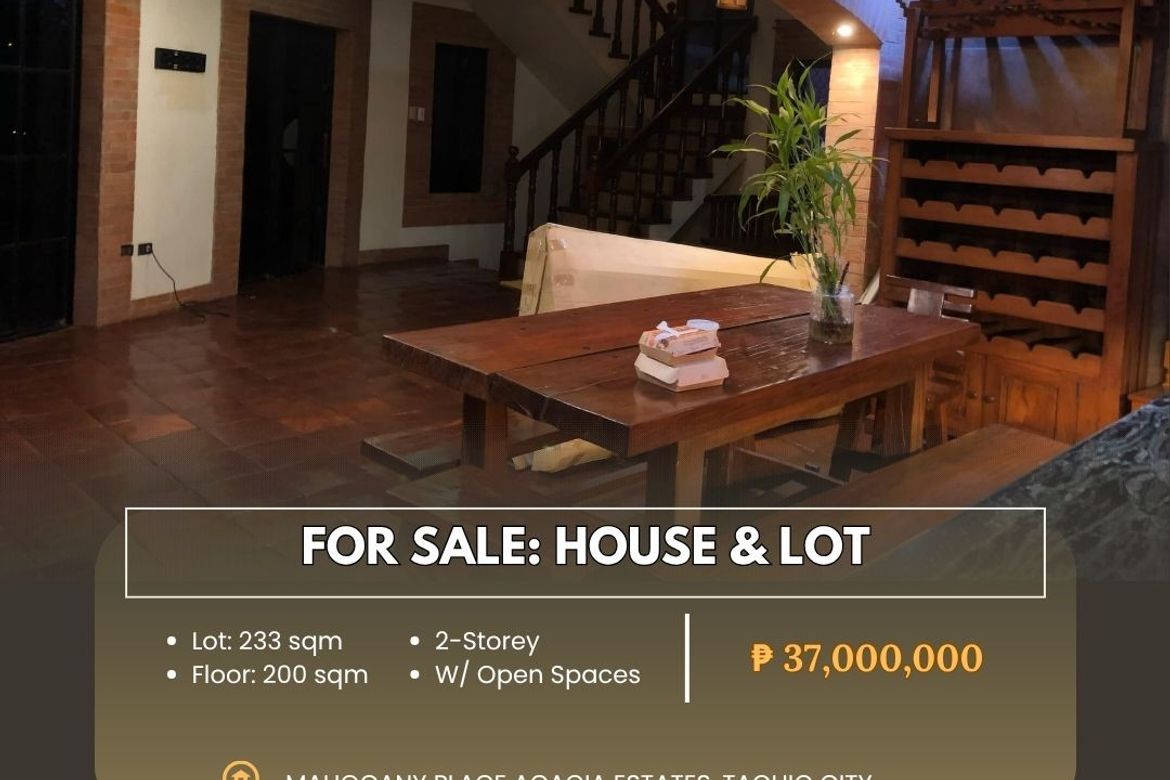 House for Sale in Wawa, Taguig, Metro Manila