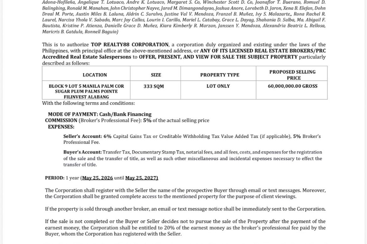 Land for Sale in Alabang, Muntinlupa, Metro Manila – photo 6
