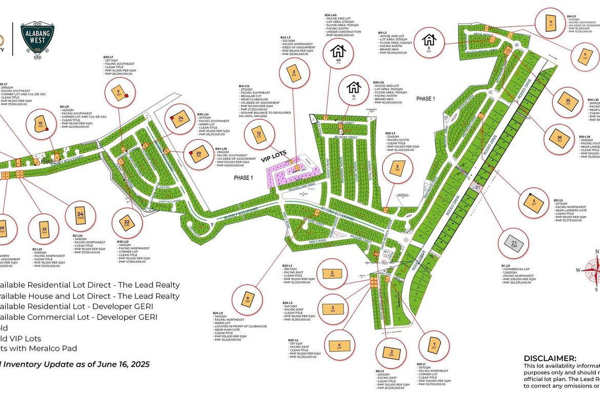 Land for Sale in Alabang West Village, Almanza Dos, Las Piñas, Metro Manila