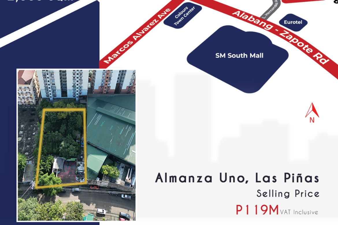Land for Sale in Almanza Uno, Las Piñas, Metro Manila