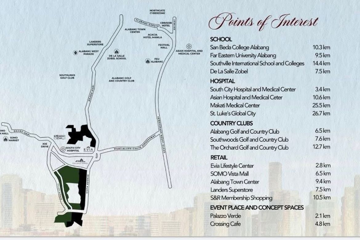 Land for Sale in Amore at Portofino, Tunasan, Muntinlupa, Metro Manila – photo 2