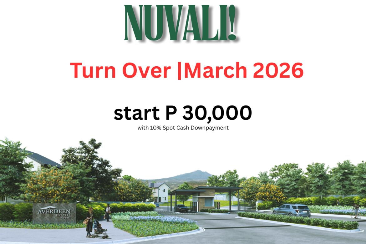 Land for Sale in Averdeen Estates NUVALI, Laguerta, Calamba, Laguna