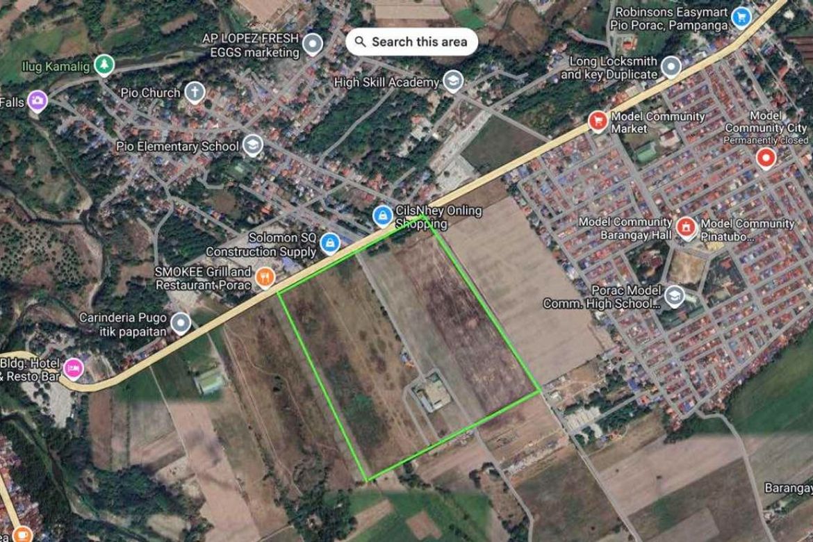 Land for Sale in Babo Sacan, Porac, Pampanga