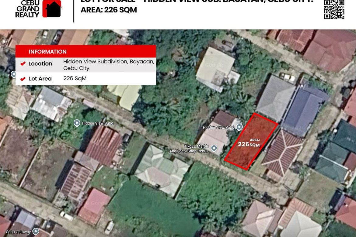 Land for Sale in Bacayan, Cebu City, Cebu