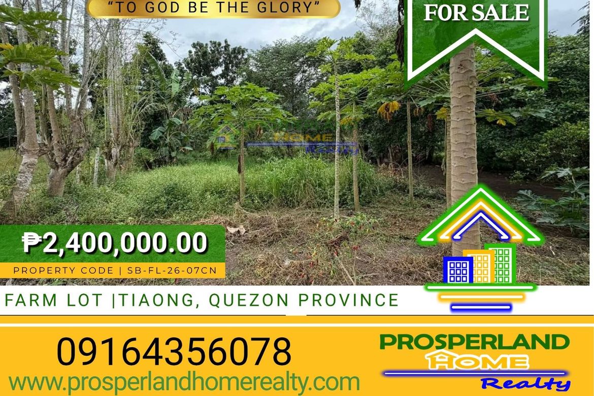Land for Sale in Barangay I, Tiaong, Quezon