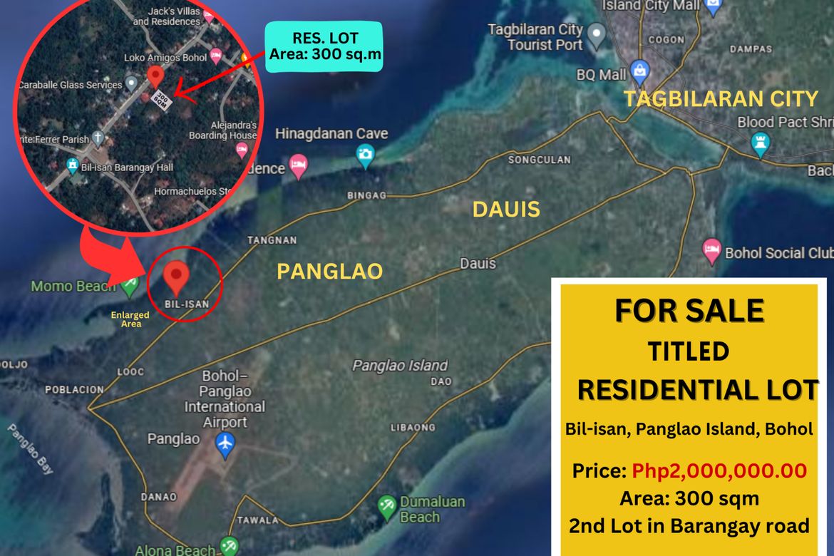 Land for Sale in Bil-Isan, Panglao, Bohol