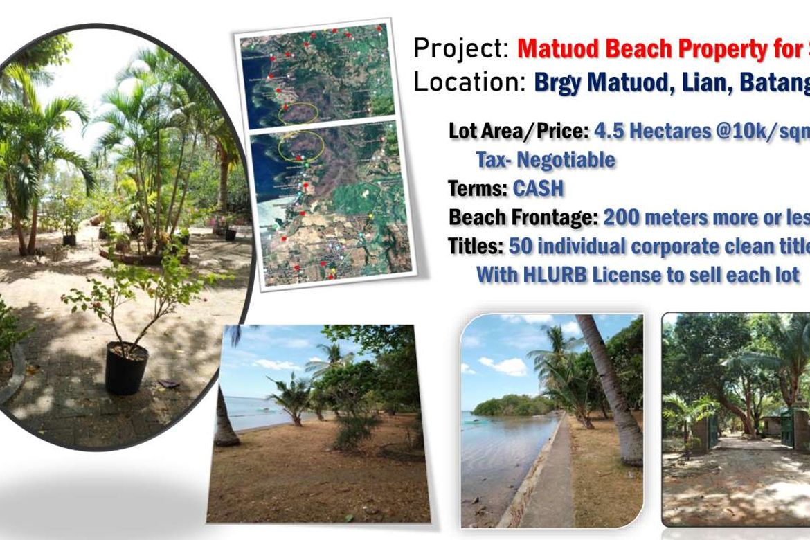 Land for Sale in Binubusan, Lian, Batangas