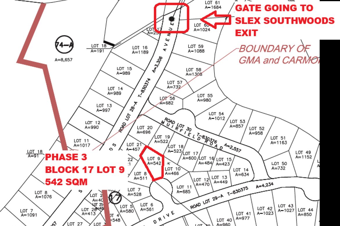 Land for Sale in Cabilang Baybay, Carmona, Cavite