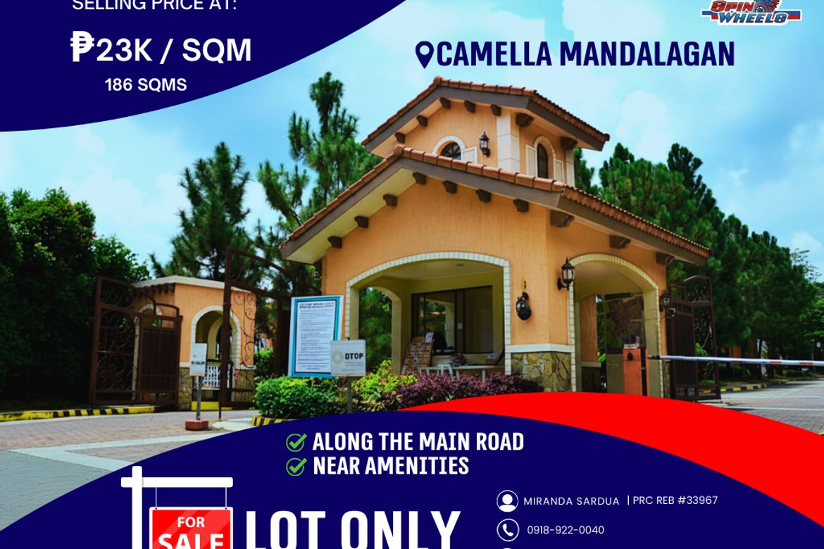 Land for Sale in Camella Bacolod, Mandalagan, Bacolod, Negros Occidental
