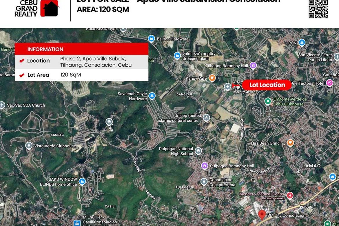 Land for Sale in Casili, Consolacion, Cebu
