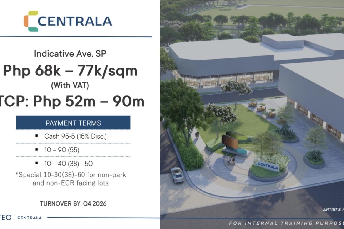 Land for Sale in Centrala by Ayala Land, Santo Cristo, Angeles, Pampanga – photo 7