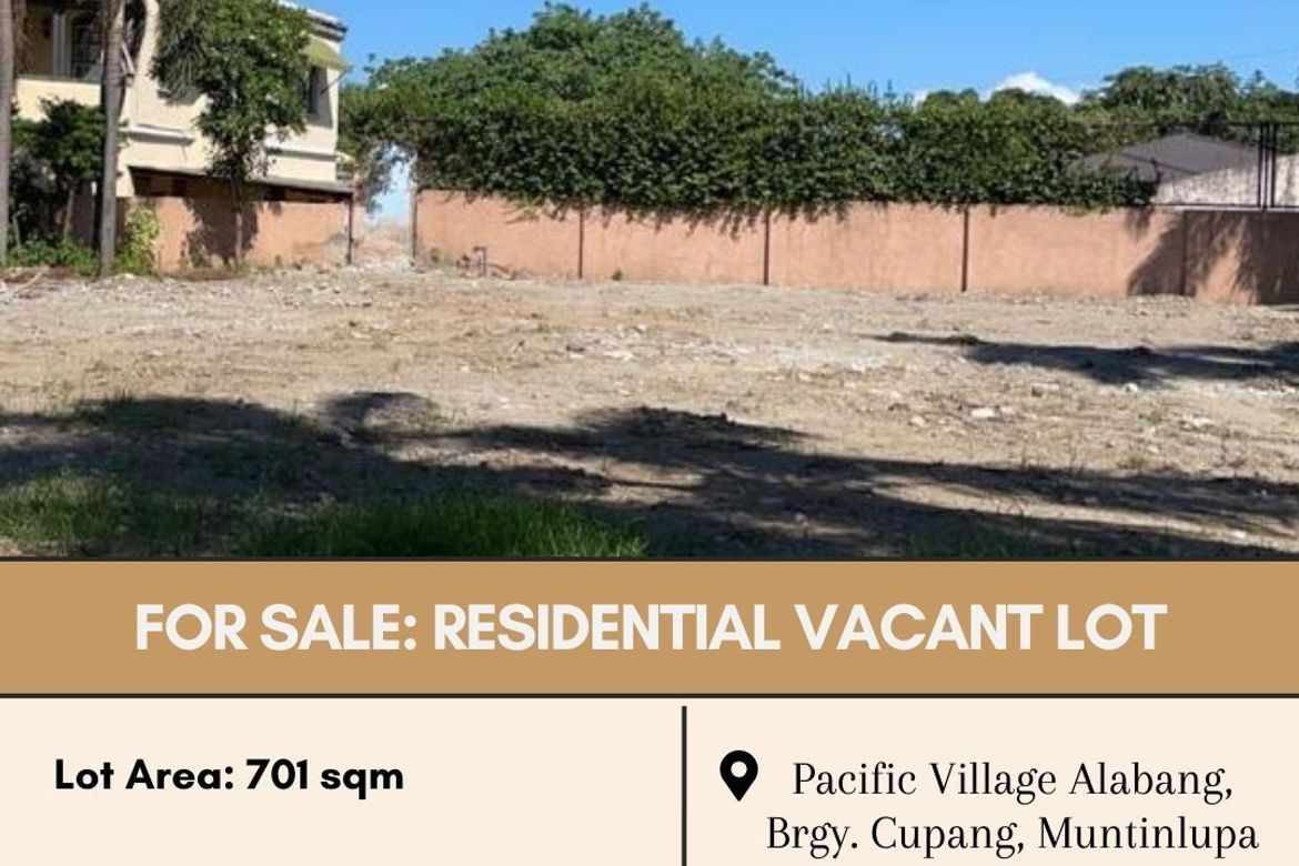 Land for Sale in Cupang, Muntinlupa, Metro Manila