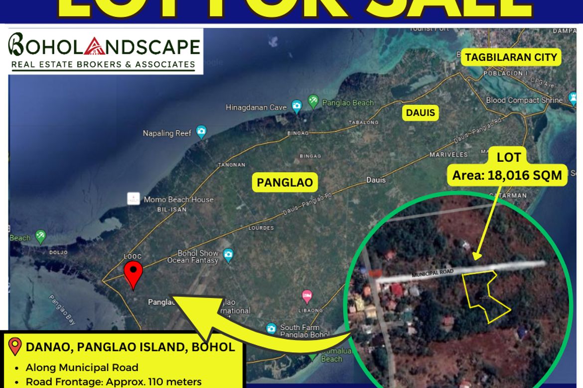 Land for Sale in Danao, Panglao, Bohol