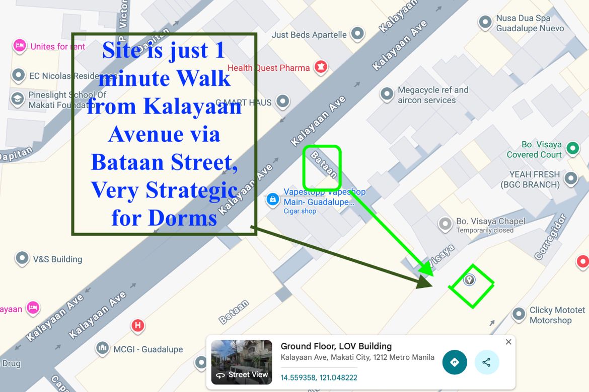 Land for Sale in Guadalupe Nuevo, Makati, Metro Manila near MRT-3 Guadalupe