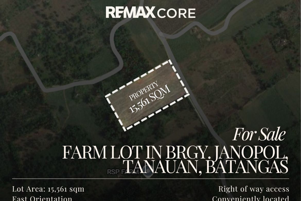 Land for Sale in Janopol Oriental, Tanauan, Batangas
