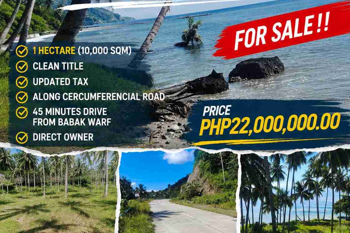 Land for Sale in Kanaan, Samal, Davao del Norte