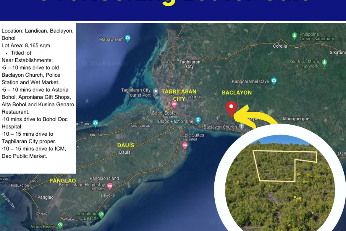Land for Sale in Landican, Baclayon, Bohol