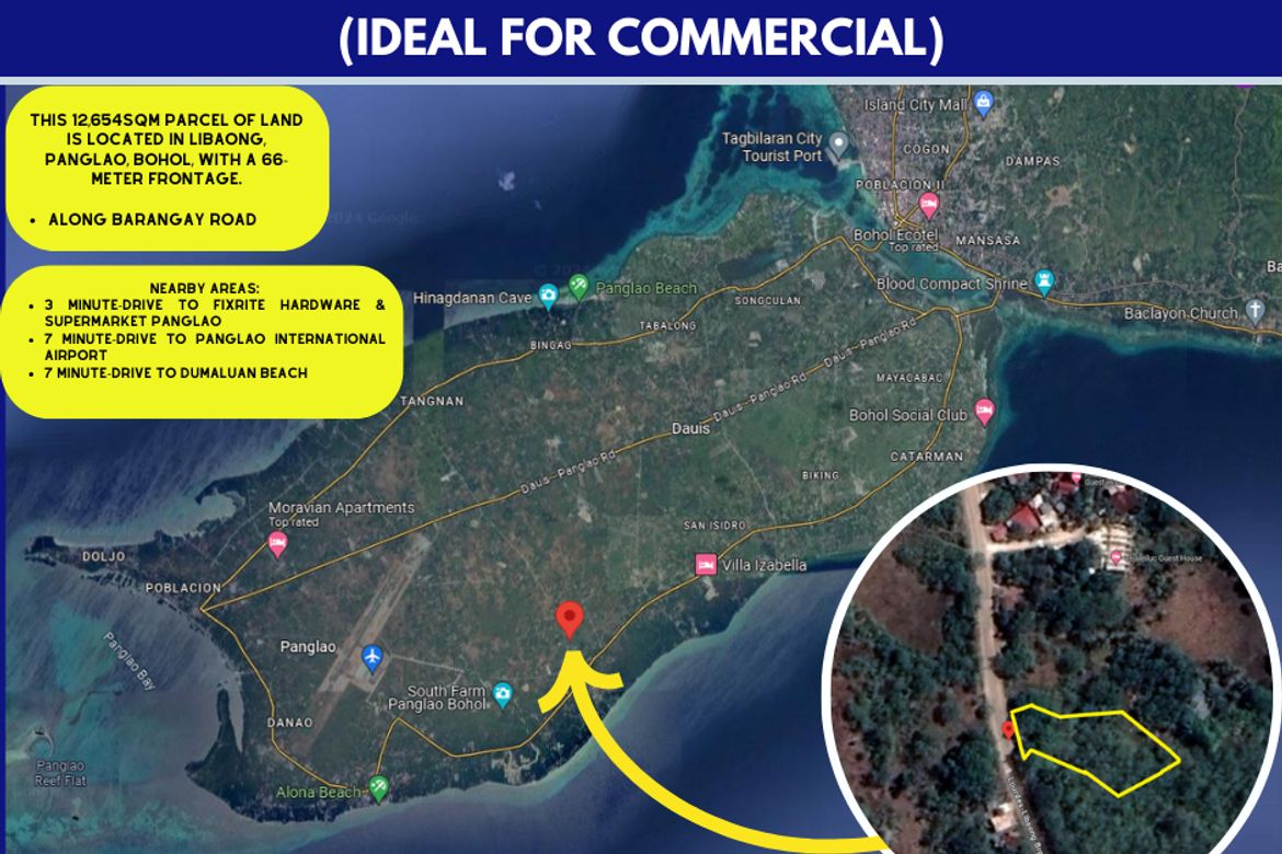 Land for Sale in Libaong, Panglao, Bohol
