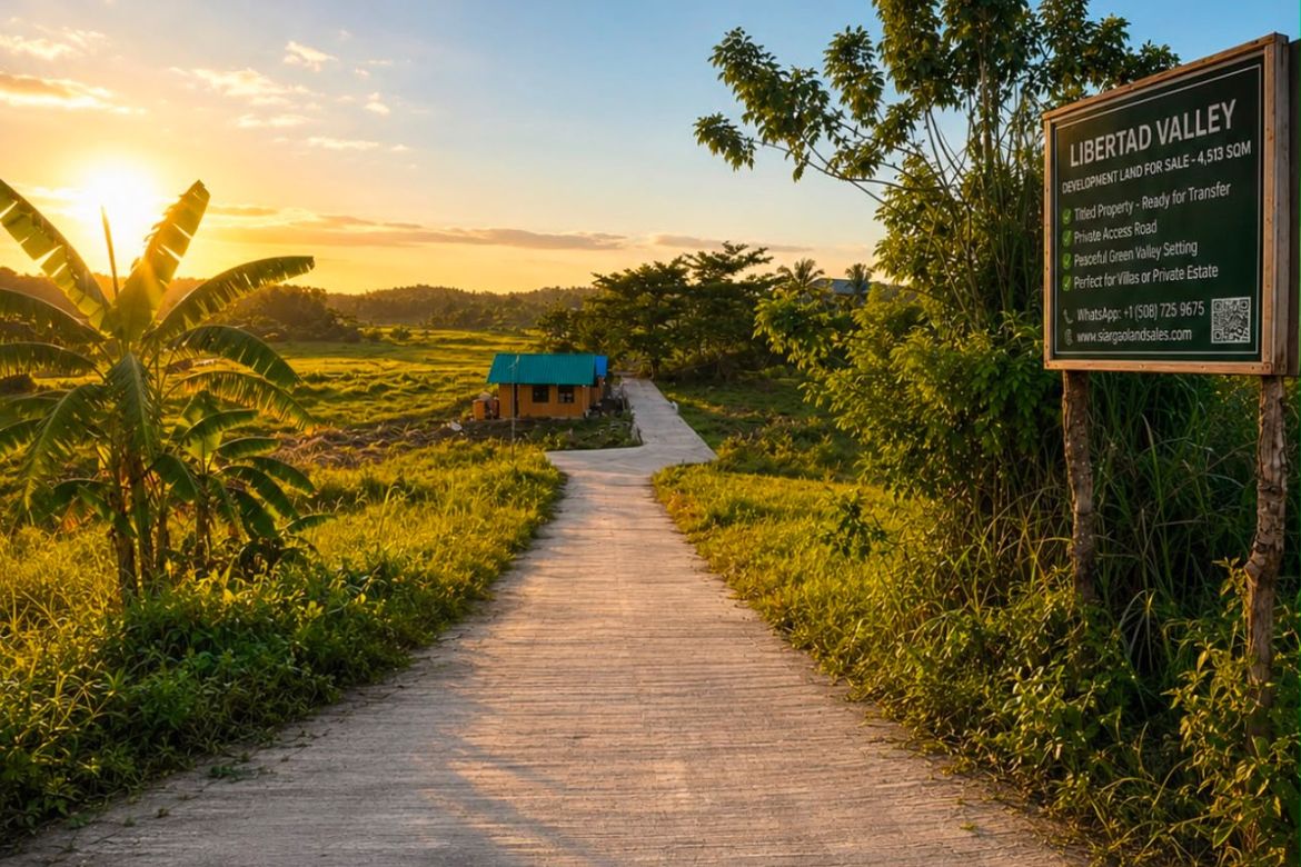 Land for Sale in Libertad Valley Estates, Libertad, General Luna, Surigao del Norte