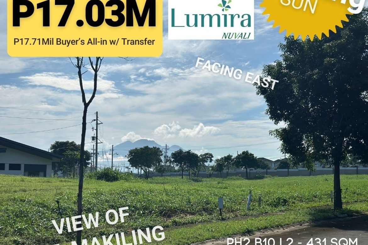 Land for Sale in Lumira Nuvali, Canlubang, Calamba, Laguna