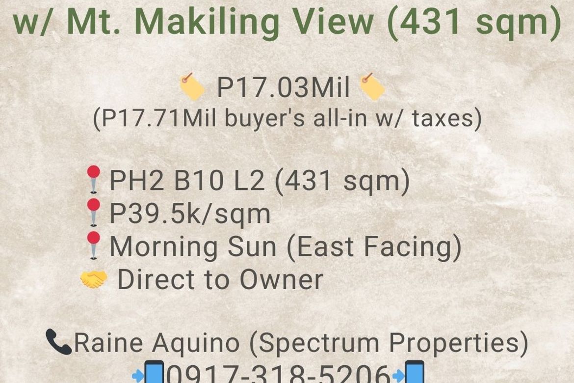 Land for Sale in Lumira Nuvali, Canlubang, Calamba, Laguna – photo 5