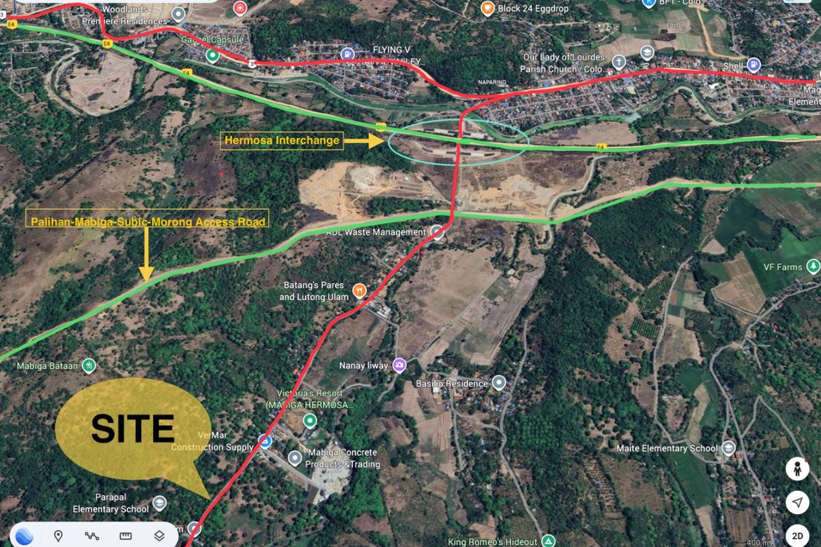 Land for Sale in Mabiga, Hermosa, Bataan