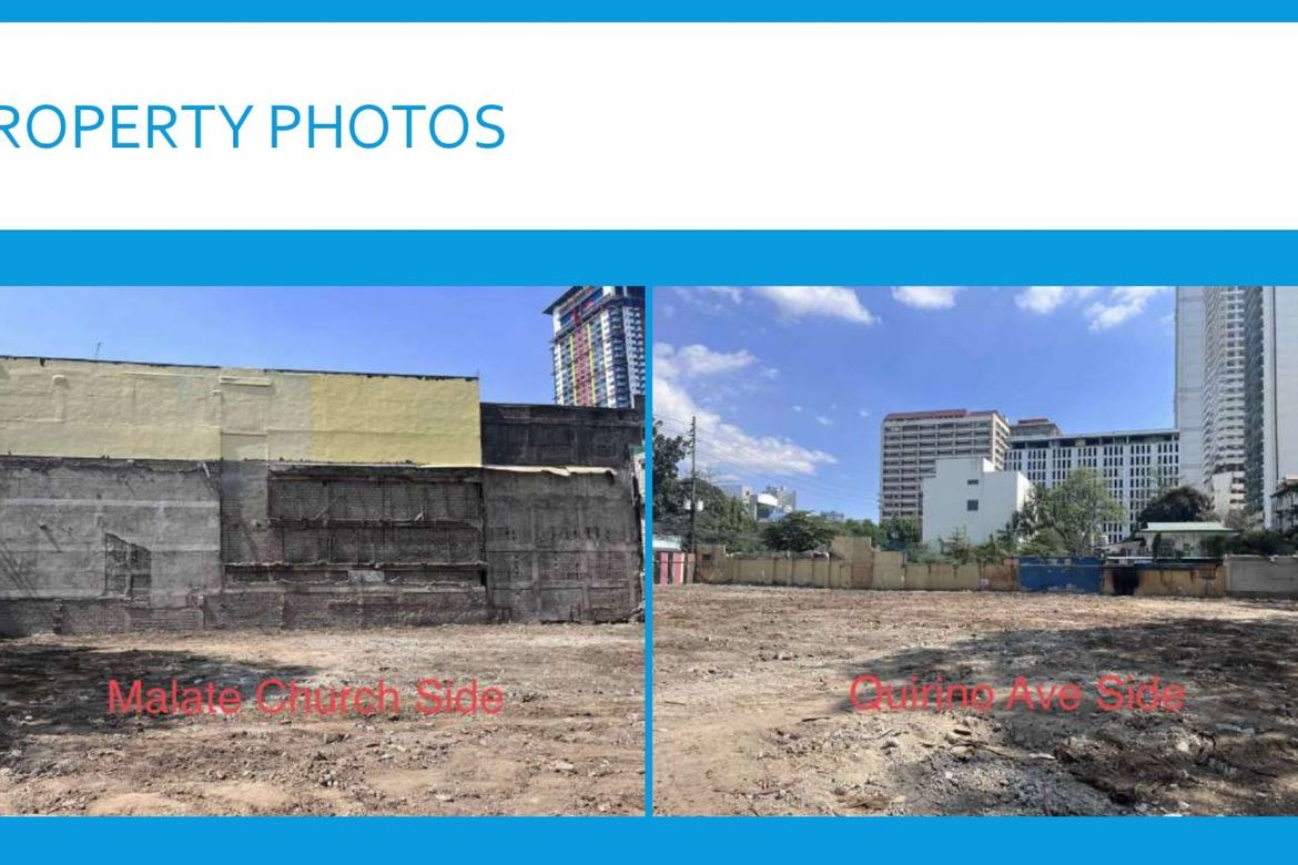 Land for Sale in Malate, Manila, Metro Manila near LRT-1 Vito Cruz