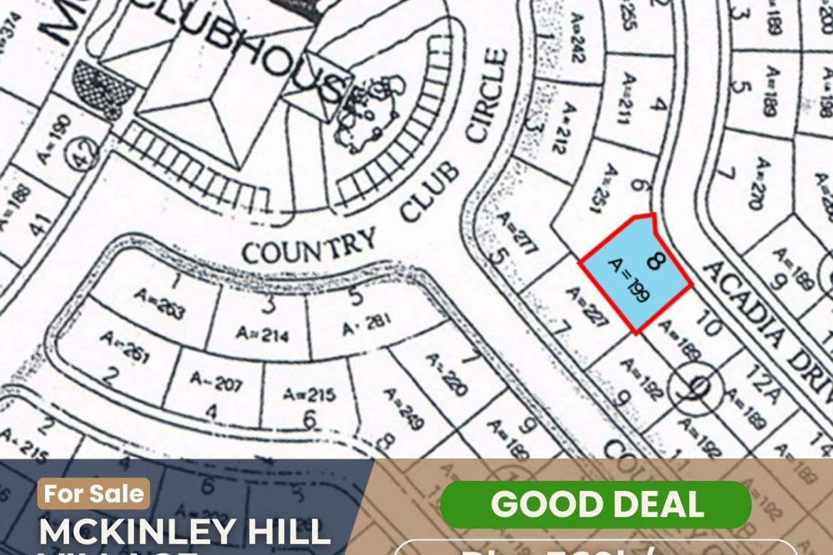 Land for Sale in McKinley Hill Village, McKinley Hill, Taguig, Metro Manila