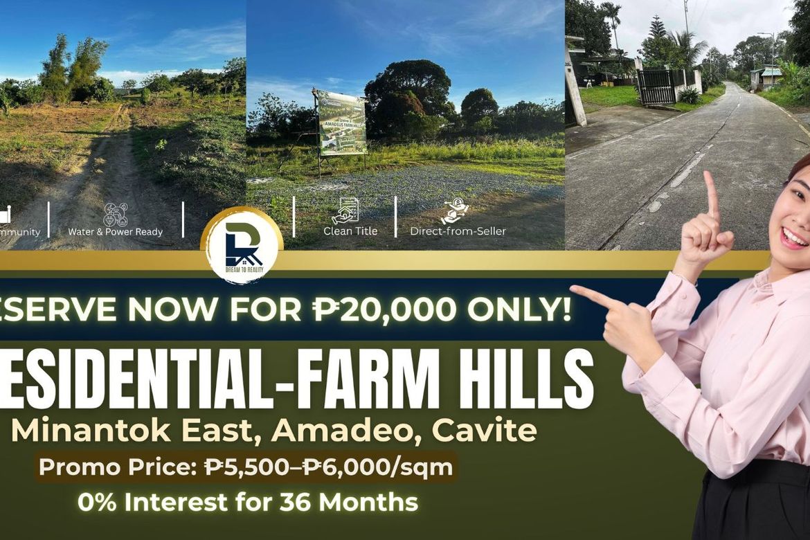 Land for Sale in Minantok Silangan, Amadeo, Cavite
