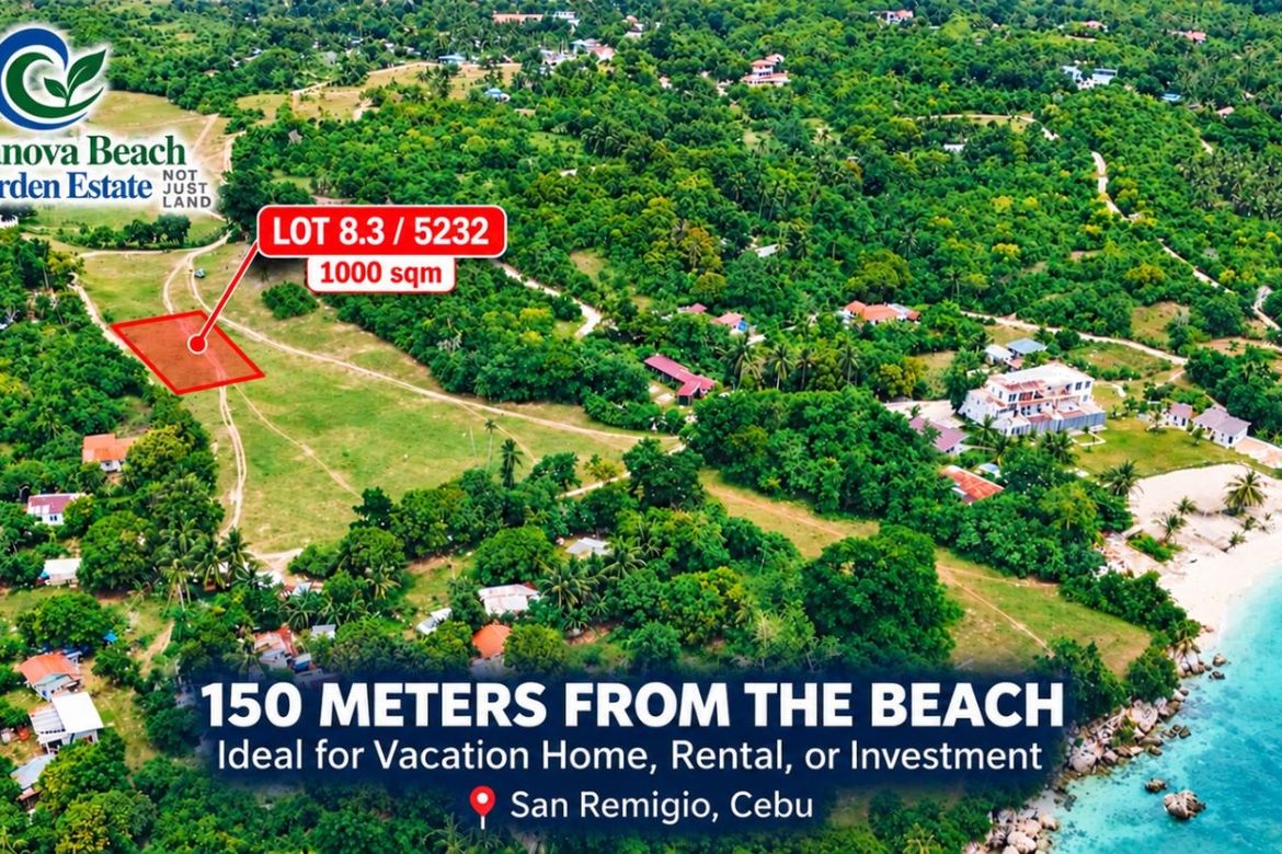 Land for Sale in Oceanova Beach & Golf Estate, Bancasan, San Remigio, Cebu