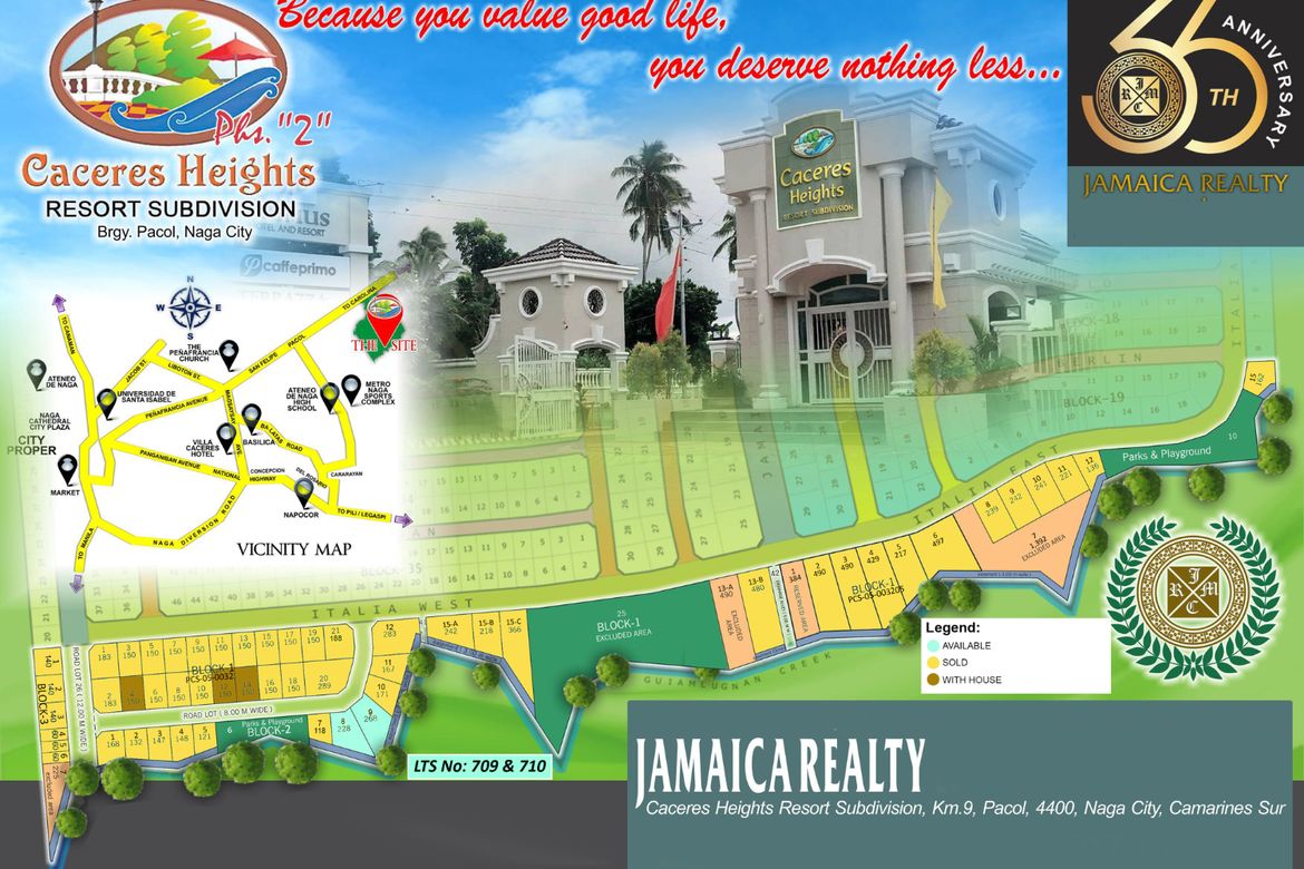 Land for Sale in Pacol, Naga, Camarines Sur