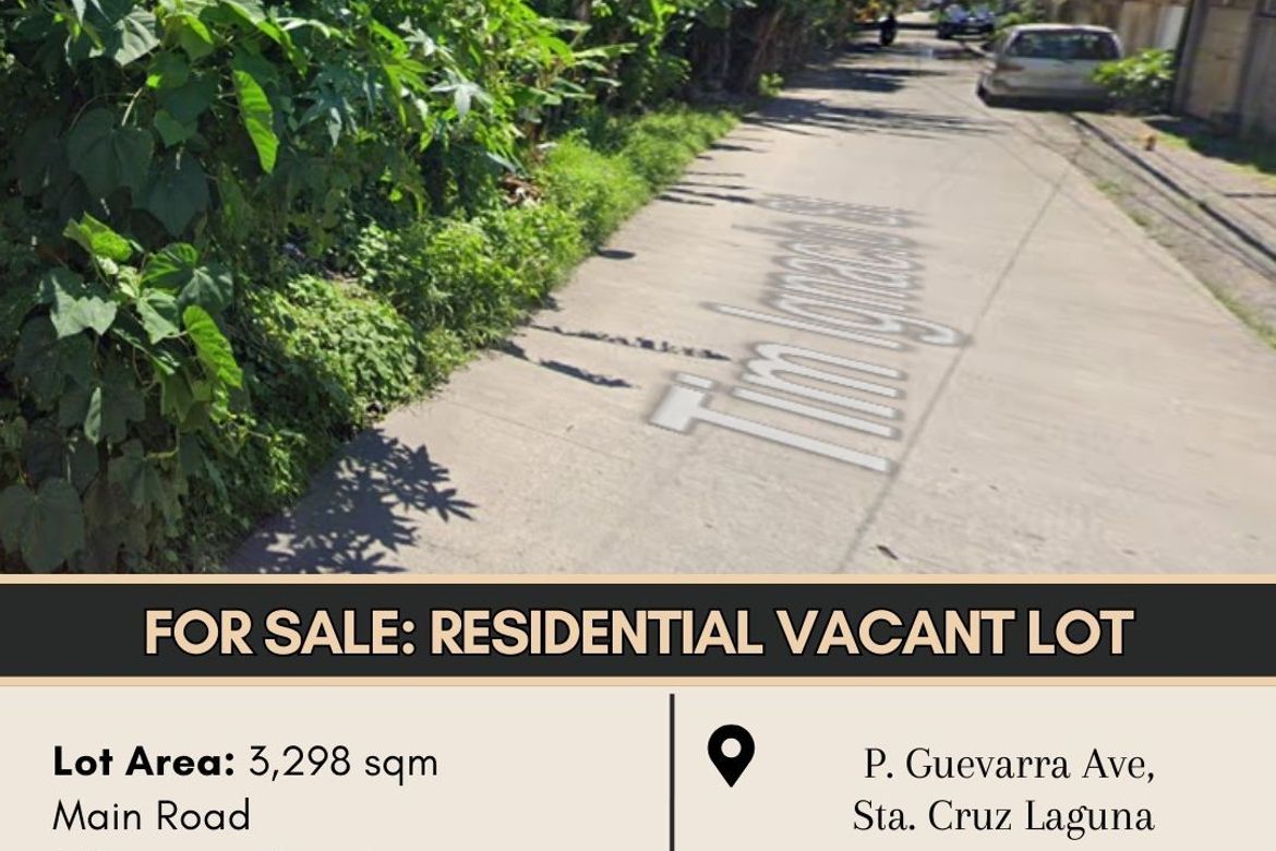 Land for Sale in Pagsawitan, Santa Cruz, Laguna