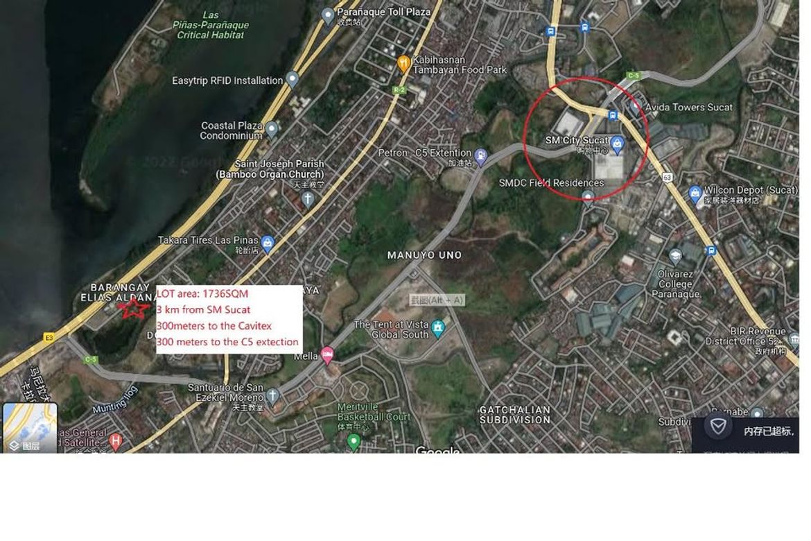 Land for Sale in Pamplona Dos, Las Piñas, Metro Manila