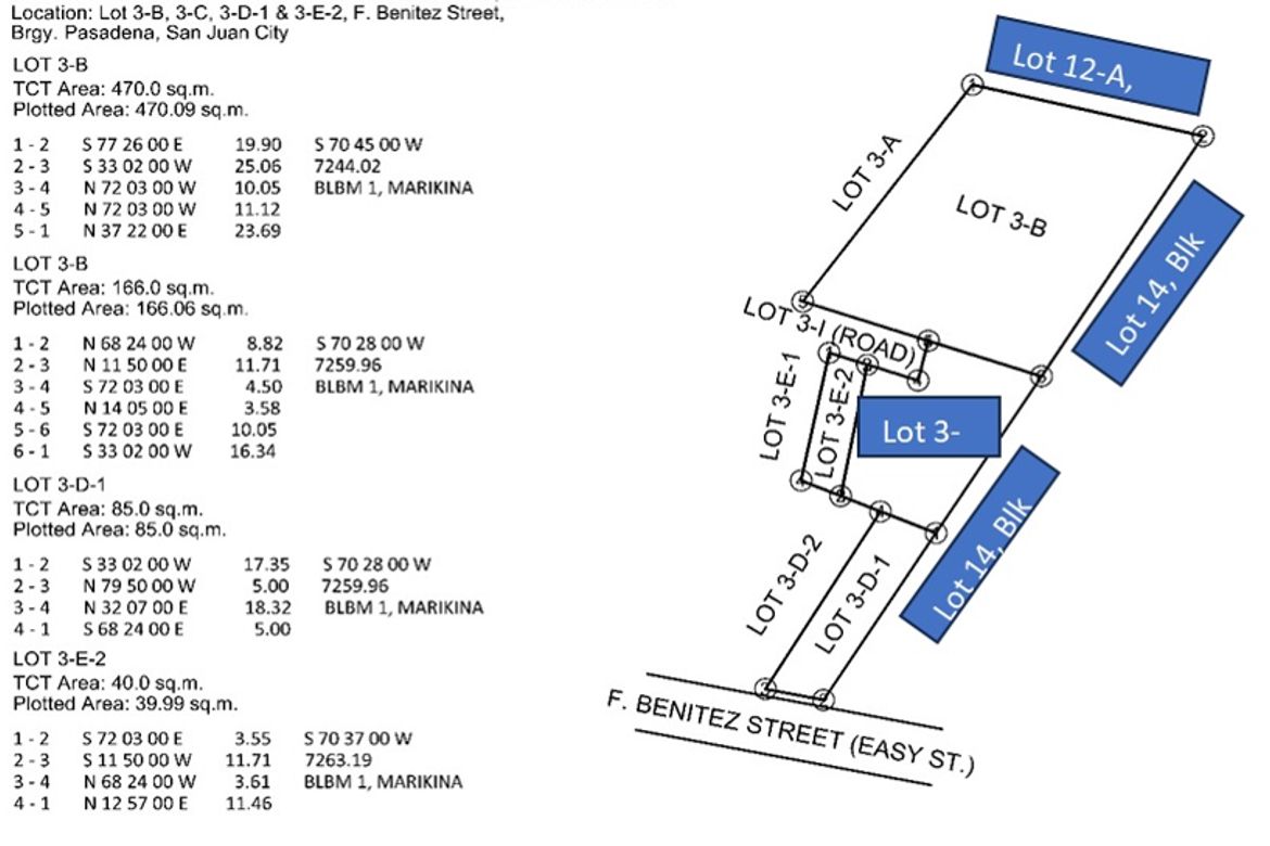 Land for Sale in Pasadeña, San Juan, Metro Manila near LRT-2 Gilmore – photo 2