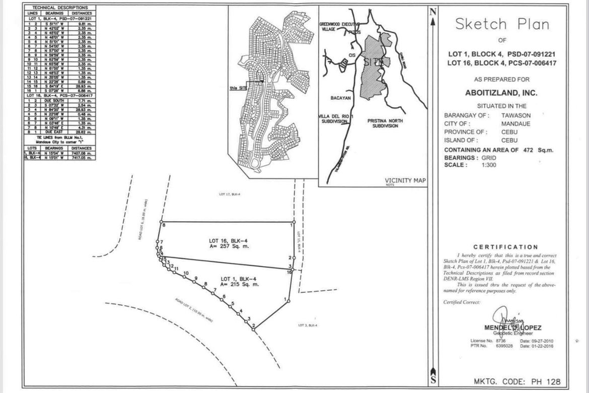 Land for Sale in Priveya Hills, Bacayan, Cebu City, Cebu