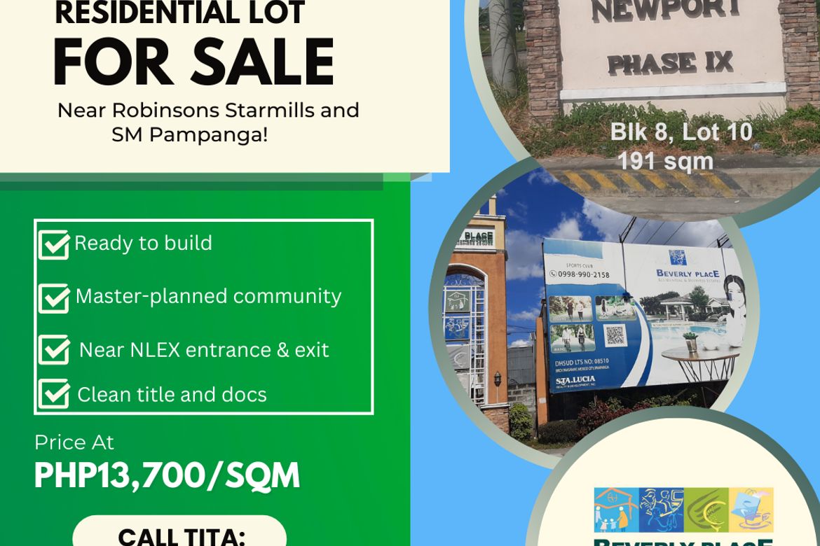 Land for Sale in Sabanilla, Mexico, Pampanga