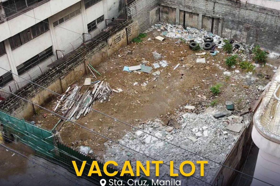 Land for Sale in Santa Cruz, Manila, Metro Manila near LRT-1 Tayuman