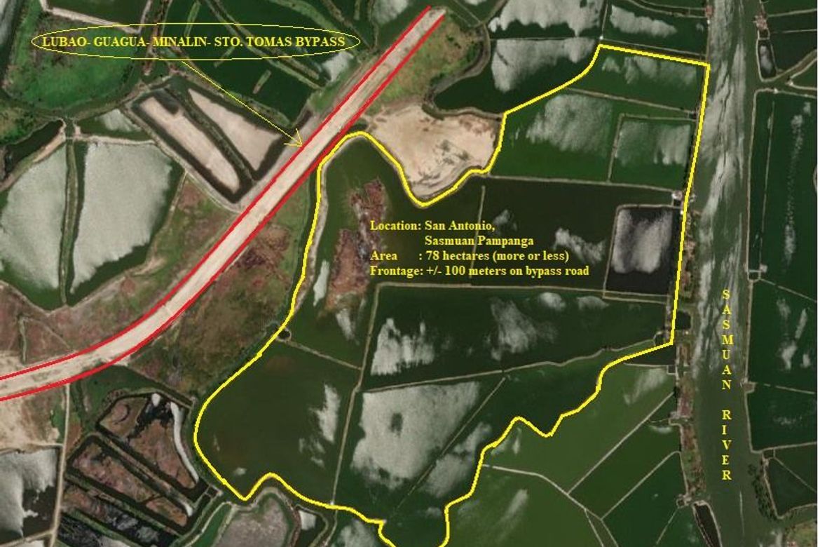 Land for Sale in Santa Lucia, Sasmuan, Pampanga