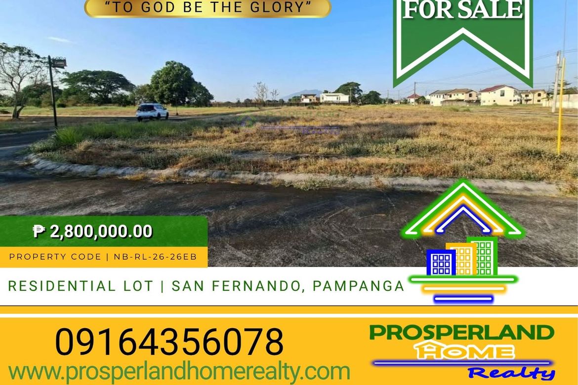 Land for Sale in Santo Rosario, San Fernando, Pampanga