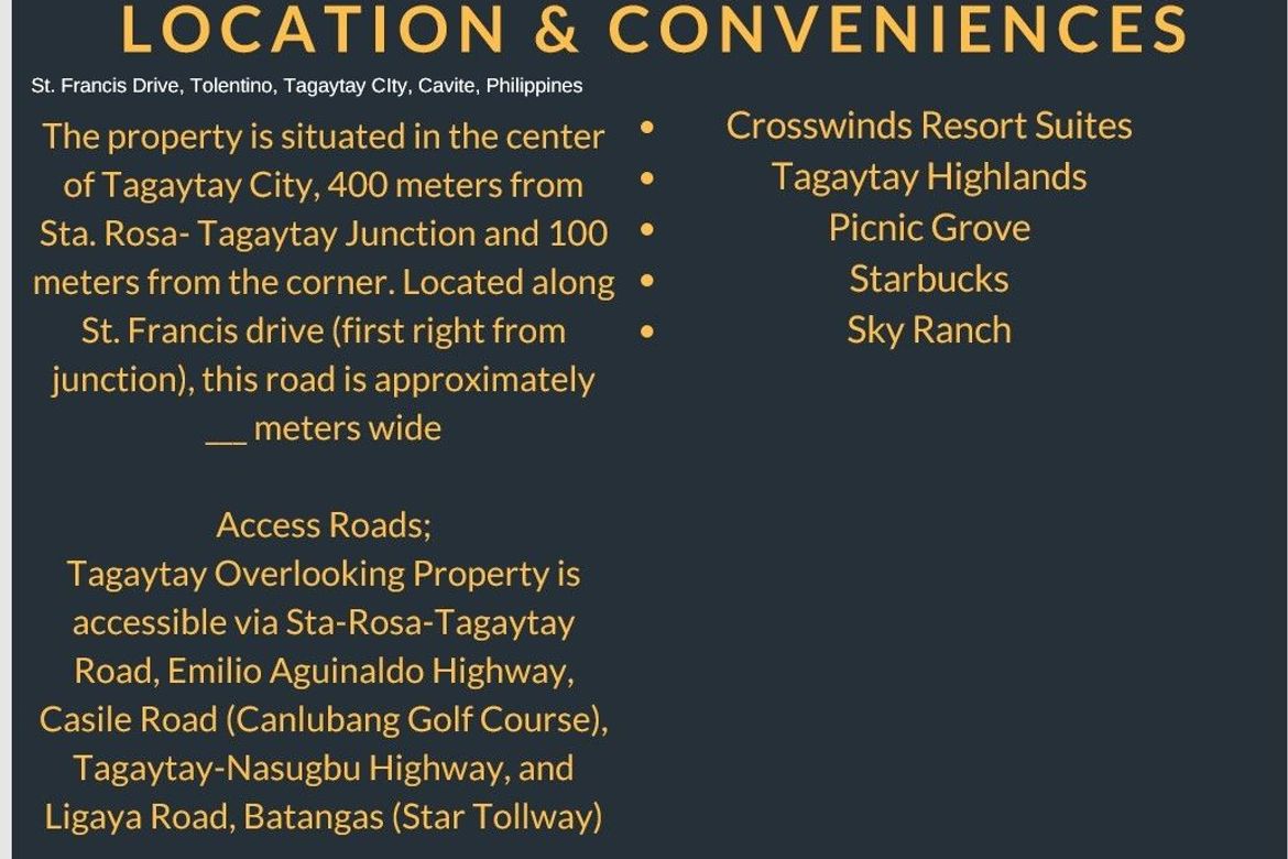 Land for Sale in Sungay North, Tagaytay, Cavite – photo 5