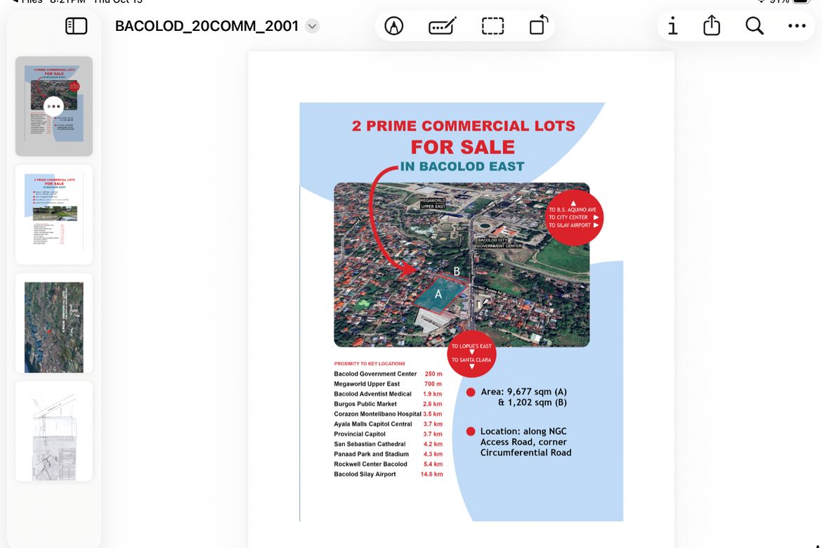Land for Sale in Taculing, Bacolod, Negros Occidental