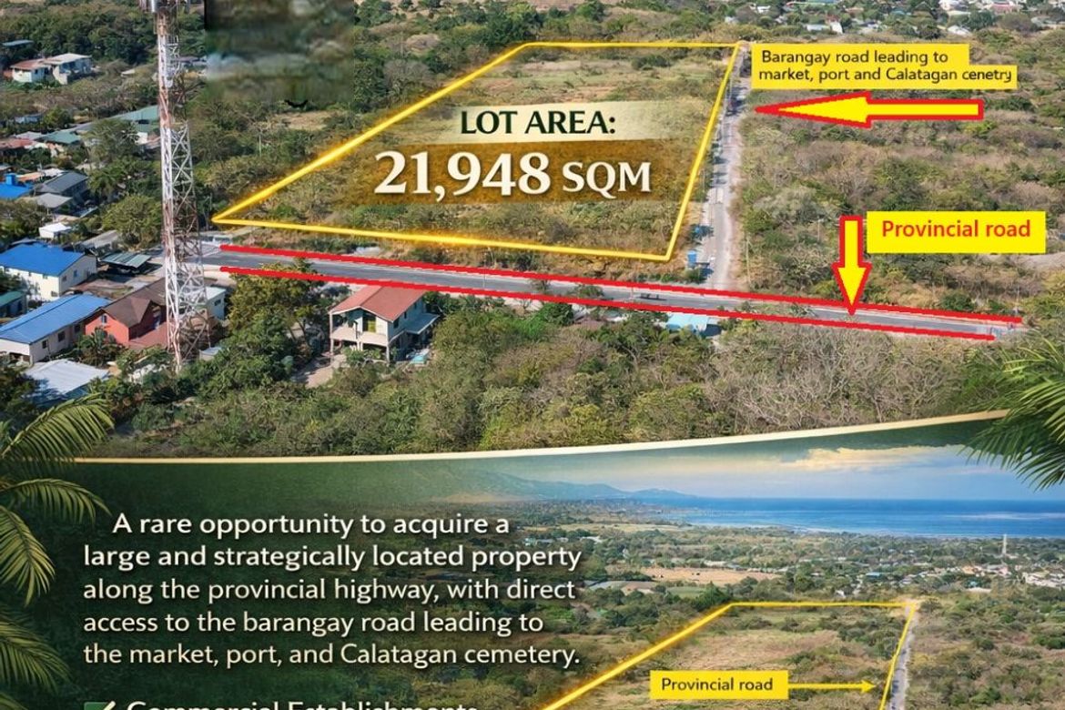 Land for Sale in Tanagan, Calatagan, Batangas