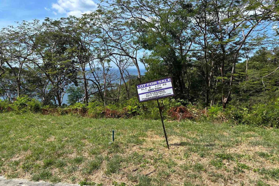 Land for Sale in Terrazas De Punta Fuego, Natipuan, Nasugbu, Batangas