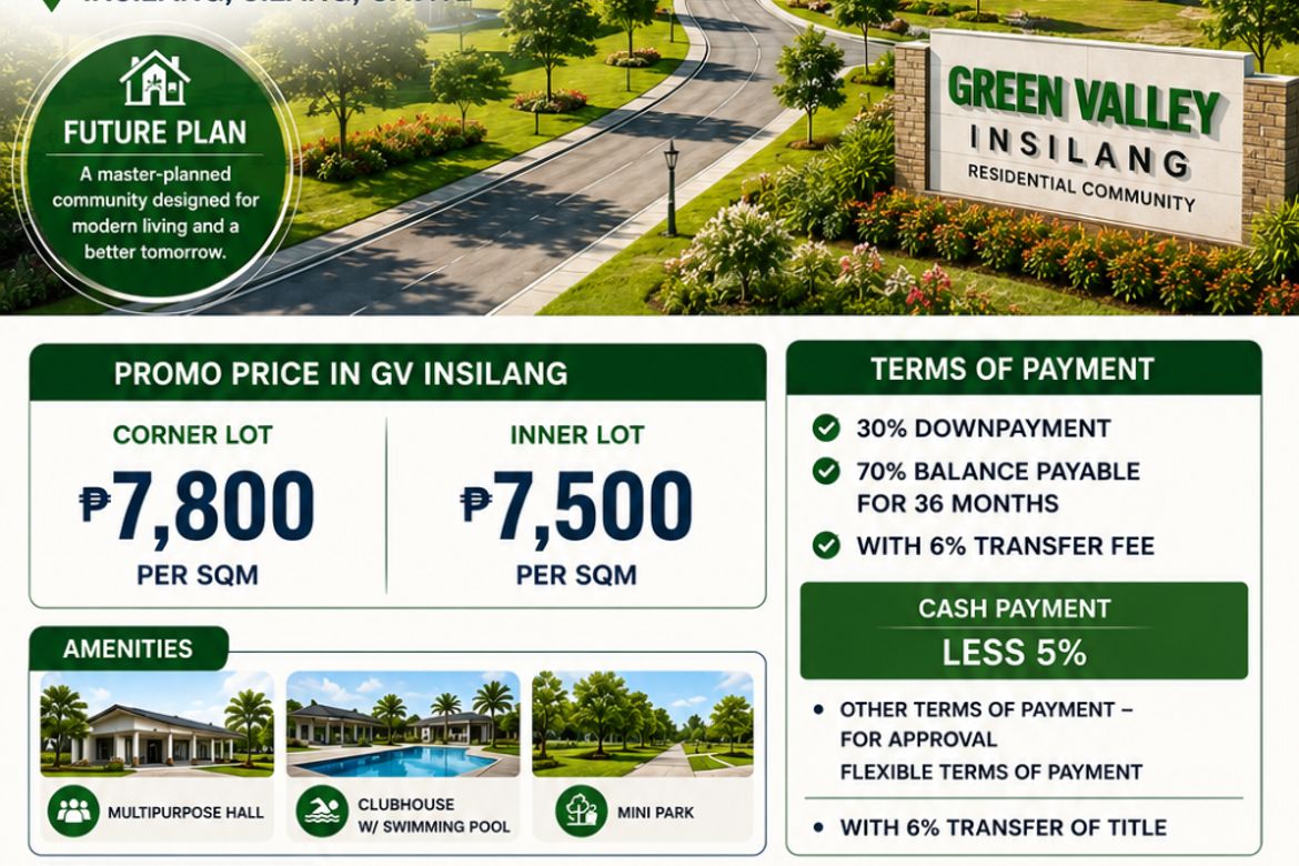 Land for Sale in Toledo, Silang, Cavite