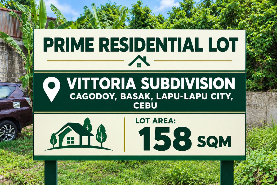 Land for Sale in Vittoria Subdivision, Basak, Lapu-Lapu, Cebu