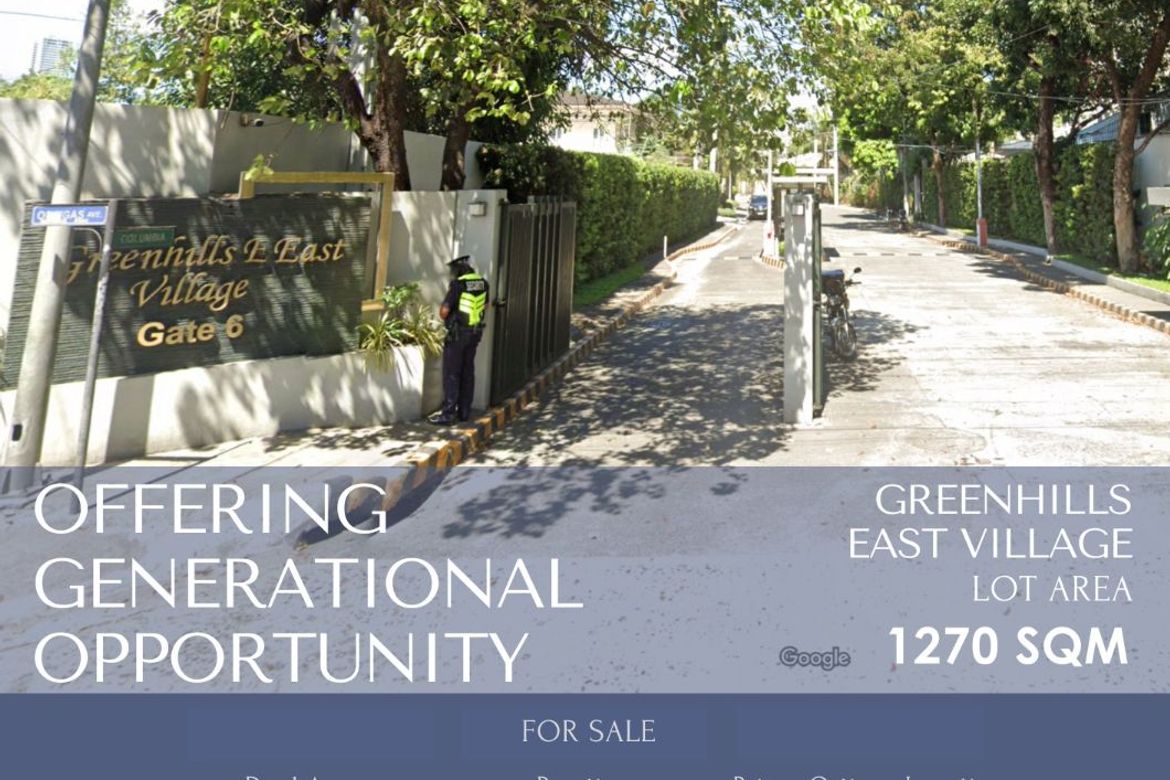 Land for Sale in Wack-Wack Greenhills, Mandaluyong, Metro Manila