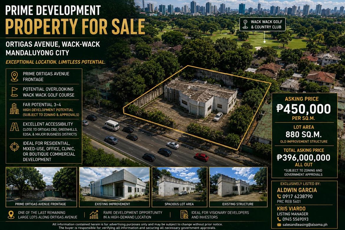Land for Sale in Wack-Wack Greenhills, Mandaluyong, Metro Manila