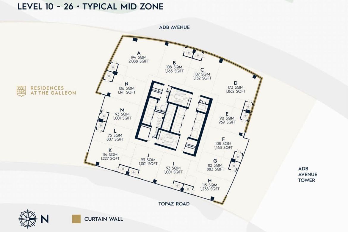Office for Sale in Offices at The Galleon, San Antonio, Pasig, Metro Manila near MRT-3 Ortigas – photo 2