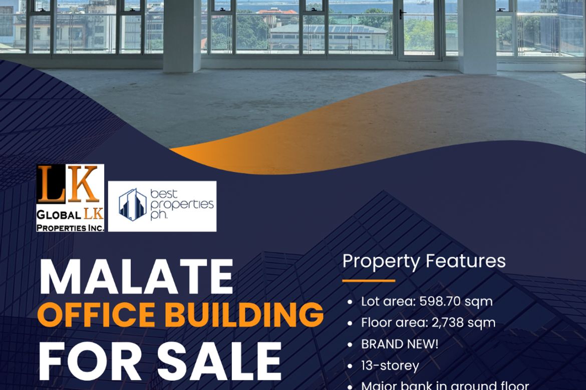 Shophouse for Sale in Malate, Manila, Metro Manila near LRT-1 Vito Cruz